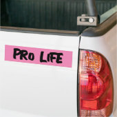 PRO LIFE PINK AUTOAUFKLEBER (Auf Lkw)