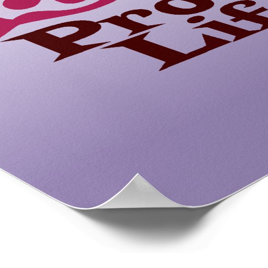 Pro Life Poster (Ecke)