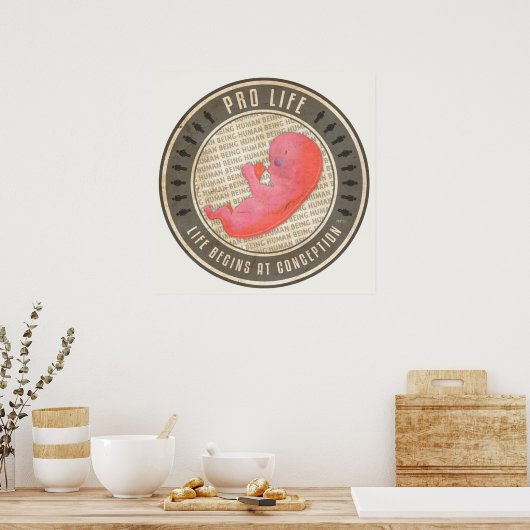 Pro Life Poster (Küche)