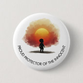 Pro-Life Protector of Innocent Button (Vorderseite)