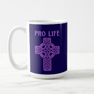 Pro-Life Römisch-Katholische Cross-Coffee Tasse
