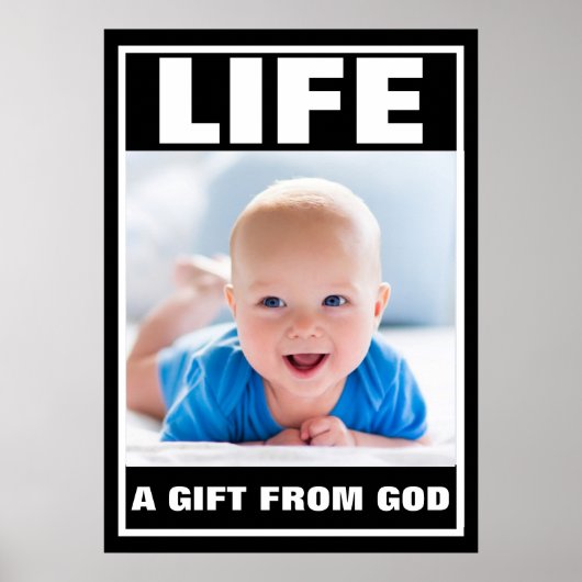 PRO-LIFE SMILING BABY BOY LEBEN POSTER (Vorne)