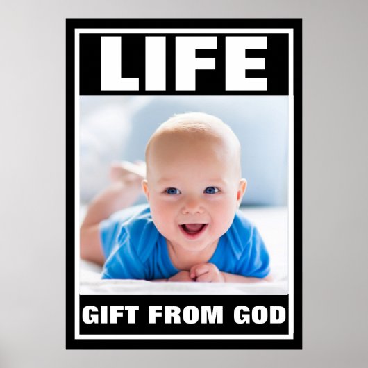 PRO-LIFE SMILING BABY BOY LEBEN POSTER (Vorne)