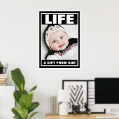 PRO-LIFE SMILING BABY MÄDCHEN LEBENSPEICHER POSTER (Heimbüro)