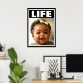 PRO-LIFE-SMILING BABY MÄDCHEN SÄUGLING LEBEN POSTER (Heimbüro)