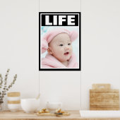 PRO-LIFE-SMILING BABY MÄDCHEN SÄUGLING LEBEN POSTER (Küche)