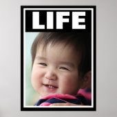 PRO-LIFE-SMILING BABY MÄDCHEN SÄUGLING LEBEN POSTER (Vorne)