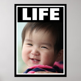 PRO-LIFE-SMILING BABY MÄDCHEN SÄUGLING LEBEN POSTER