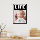 PRO-LIFE-SMILING-BABY NEWBORN-LEBEN POSTER (Küche)