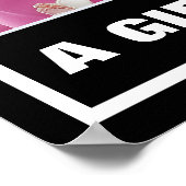 PRO-LIFE SMILING CHINESE BABY MÄDCHEN LEBENSSTUFE POSTER (Ecke)