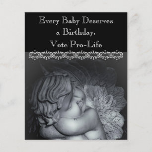 Pro-Life-Wahlflyer Flyer