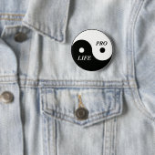 pro life Yin Yang Button (Beispiel)