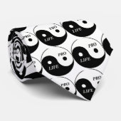 Pro Life Yin Yang Krawatte (Gerollt)