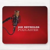 Pro Mikrofon, Podcaster, Podcast Mousepad (Vorne)