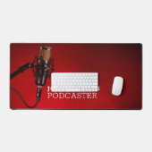 Pro Mikrofon, Podcaster, Podcast Schreibtischunterlage (Tastatur & Maus)