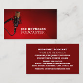 Pro Mikrofon, Podcaster, Podcast Visitenkarte (Vorne/Hinten)
