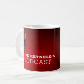 Pro Mikrofon, Podcaster, Podcast-Werbung Kaffeetasse (Vorderseite Links)