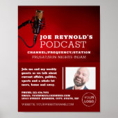 Pro Mikrofon, Podcaster, Podcast-Werbung Poster (Vorne)