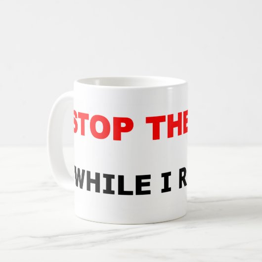 Pro-Military Pro-Sieger-Soldat-Spaß Kaffeetasse (Vorderseite Links)