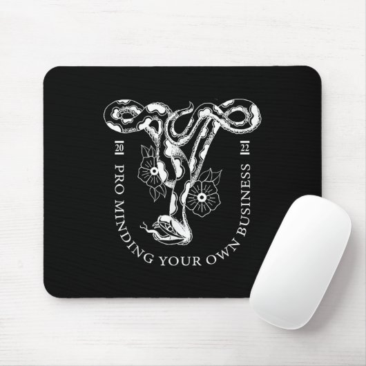 Pro Minding your own business 2022 Mousepad (Mit Mouse)