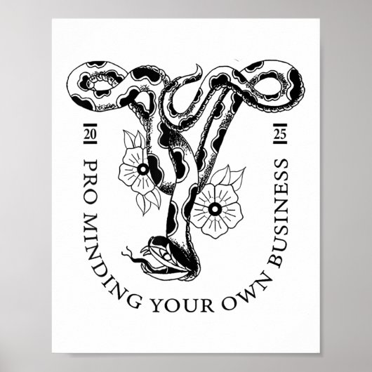 Pro Minding your own business 2025 Poster (Vorne)