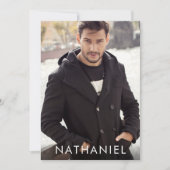 Pro Model Schauspieler 6 Foto Moderne Comp-Karte Einladung (Vorderseite)