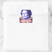 Pro Mrs. Thatcher Quadratischer Aufkleber (Tasche)