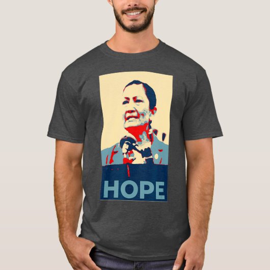 Pro Native American Deb Haaland Hope T-Shirt (Vorderseite)