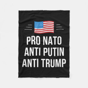 Pro Nato - Anti Putin - Anti Trump - , Klein Fleecedecke