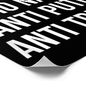 Pro Nato - Anti Putin - Anti Trump - , Klein Poster (Ecke)