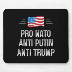 Pro Nato - Anti Putin - Anti Trump - Retro Stil - Mousepad
