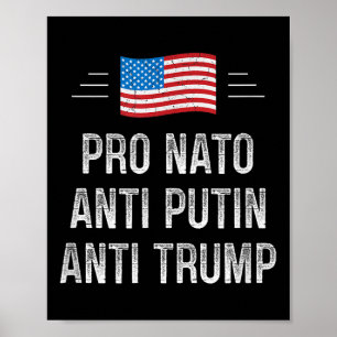 Pro Nato - Anti Putin - Anti Trump - Retro Style Poster
