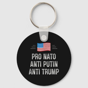 Pro Nato - Anti Putin - Anti Trump - Retro Style Schlüsselanhänger