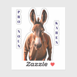 PRO NOUN KAREN AUFKLEBER