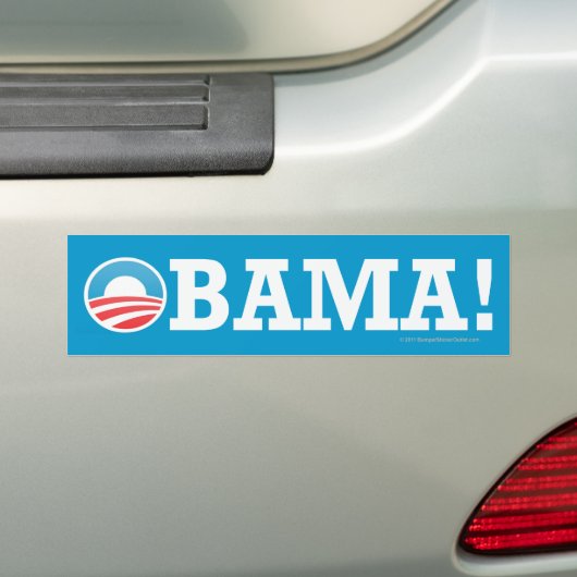 Pro-Obama-Aufkleber OBAMA! Autoaufkleber (Auf Auto)