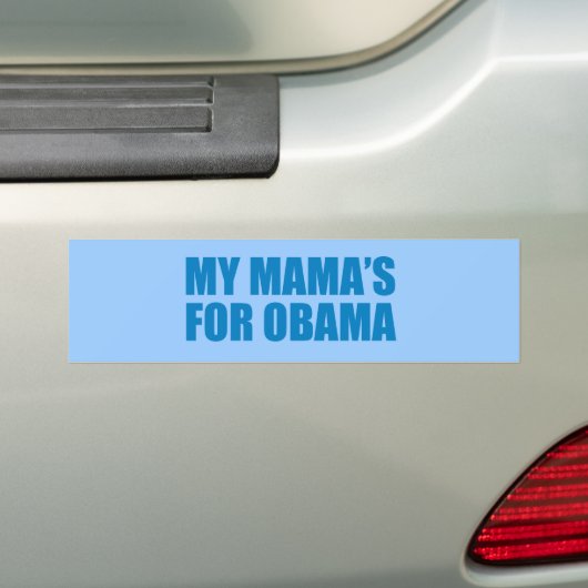 Pro-Obama - FOR OBAMA MEINE MUTTER Autoaufkleber (Auf Auto)