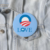 Pro-Obama - LIEBE — Button (Beispiel)