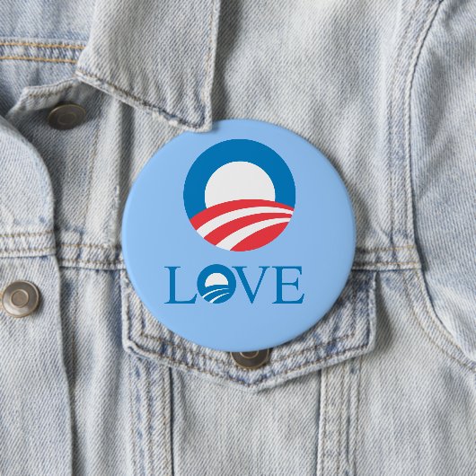 Pro-Obama - LIEBE — Button (Beispiel)