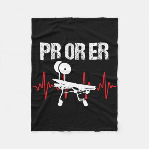 PRO oder Er Gewichtsheben Bodybuilding Fitness 2 Fleecedecke