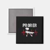 PRO oder Er Gewichtsheben Bodybuilding Fitness 2 Magnet (Vorderseite/Rückseite)