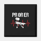 PRO oder Er Gewichtsheben Bodybuilding Fitness 2 Magnet (Vorne)