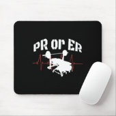 PRO oder Er Gewichtsheben Bodybuilding Fitness GYM Mousepad (Mit Mouse)