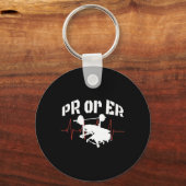 PRO oder Er Gewichtsheben Bodybuilding Fitness GYM Schlüsselanhänger (Vorderseite)
