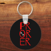 PRO oder Er Gewichtsheben von Bodybuildings Schlüsselanhänger (Vorderseite)