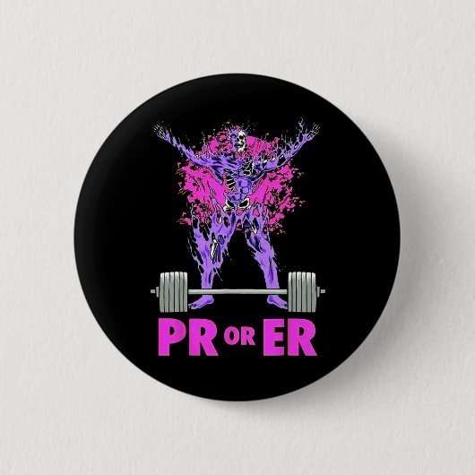PRO oder Er Gewichtszunahme Bodybuilding Fitness G Button (Vorderseite)