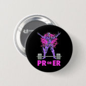 PRO oder Er Gewichtszunahme Bodybuilding Fitness G Button (Vorne & Hinten)