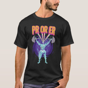 PRO oder ER Workout Bodybuilding GYM Gewichtsheben T-Shirt