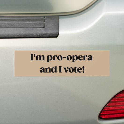 Pro-Opera Voter Frasier Sitcom Autoaufkleber (Auf Auto)