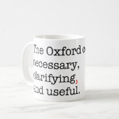 Pro-Oxford Komma Kaffeetasse (Vorderseite Links)
