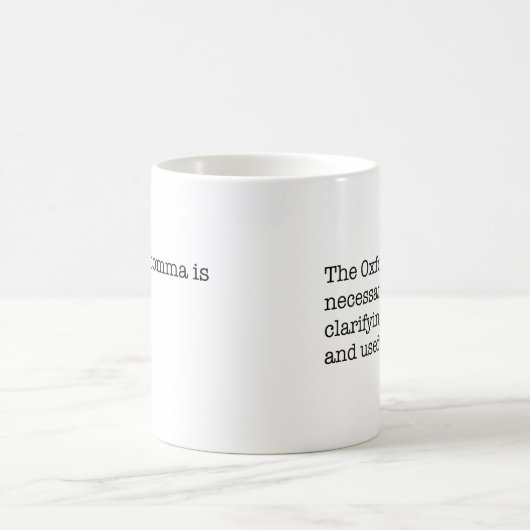 Pro-Oxford Komma Kaffeetasse (Mittel)